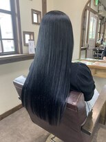 ガルボ ヘアー(garbo hair)&nbsp;髪質改善 10代 20代 30代 オイルストレート ブルーブラック