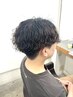 デザインカット+波巻きパーマ¥8800