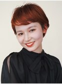 〈○27〉ショート韓国ボブハイライト髪質改善ブリーチ前髪20代30