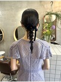 ヘアセット/お呼ばれヘア/パーティーヘア/夏アレンジ