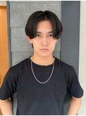 ラフセンターパートマッシュ