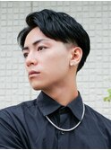 センターパート/ニュアンスパーマ/韓国/フェーザーパーマ/眉毛