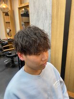 メロウメンズライン 神戸三宮(mellow men's line) 波落ちパーマ