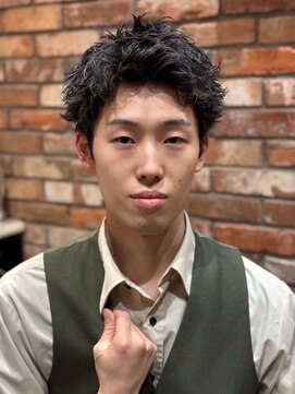 ヒロギンザ 福岡本店(HIRO GINZA) アップバングパーマ