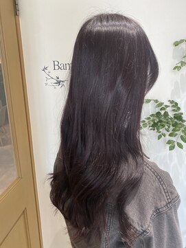 バンブーグラス(Bamboo grass) 透け感たっぷりラベンダーカラー