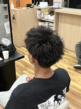 スウェル 千葉店(Swell) ピンパーマスパイキーショート