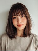 黒髪カタログ/クラゲヘアー/オリーブグレー/大口子安新子安横浜