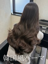エース 梅田(ace)&nbsp;コテ巻き風パーマ /韓国風パーマ/デジタルパーマ/レイヤーカット