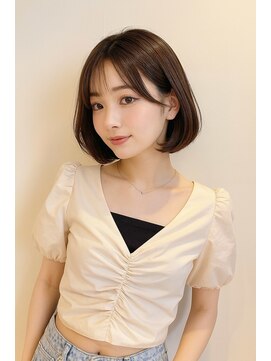 カノイ 銀座中央通り(KANOI) 【小顔×丸みボブ】柔らかく上品な美フォルムショート