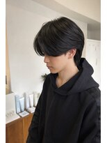 エフコード 難波(F-CODE) 【曲がる縮毛矯正】センターパート