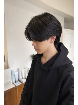 エフコード 難波(F-CODE) 【曲がる縮毛矯正】センターパート