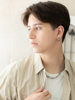 モッズヘア メン 上尾東口店(mod's hair men)&nbsp;爽やかセンターパート社会人スーツツーブロックマッシュI上尾