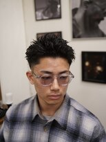 ザチョップショップ キチジョウジ(THE CHOP SHOP KICHIJOJI)&nbsp;ツイストパーマ　テーパーフェード