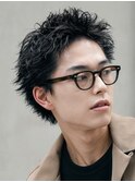 渋谷アクティブショートルーズショートパーマツイストスパイラル