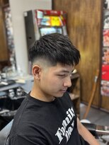 フジヤマバーバーショップ エビス(FUJIYAMA BARBER SHOP ebisu)&nbsp;フェード×ラフクロップ