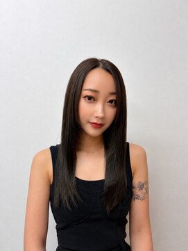 ヒストリー 元住吉(History) 艶髪ストレートロング×ナチュラルブラウン