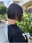 切りっぱなしボブ
