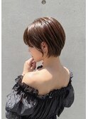 20代30代40代50代ナチュラル大人可愛いレイヤーショートボブ
