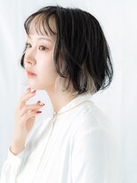 ドクターズ サロン ラブ(Dr's Salon LAB) 抜け感髪質改善裾カラー暗髪ふわパーマボブm古河10代20代30代