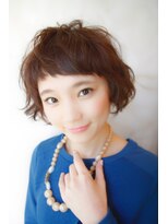 ブーケ(BOUQUET)&nbsp;大人かわいい・小顔・前下がり・ジグザグバング・大人ボブ