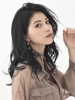 アトリエ フェム(atelier.fem)&nbsp;抜け感ミディ×かきあげバング