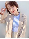 ひし形レイヤーショートボブ【アフロート小笠原】