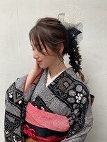 トルネード(TORNADO) 卒業式 袴着付け 着物ヘアアレンジ メイク ヘアセット