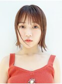 シンプルストレート_クールショートピンクベージュ_37896
