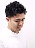 【ポルテオム】アップバングハードパーマスタイル