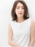 ズボラさん大歓迎◎小顔カットマロンベージュワンカールデジパー