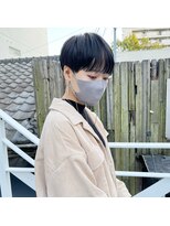 ミント(mint)&nbsp;ジェンダーレスショート/マッシュショート/暗髪グレー