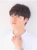 【SiSTA】田中黒髪韓国マッシュツイストスパイラルコンマヘア