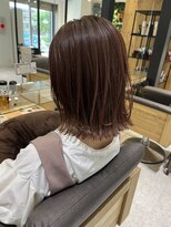 ルディー バイ ヘアーポケット(rudii by HAIR POCKET)&nbsp;切りっぱなし＊ピンクグレージュ