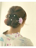 浴衣ヘアセット