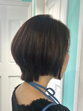 マティーナ ヘアー 池袋(Matina hair) 【ショートボブ×ピンクブラウン】20代30代40代50代