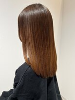 アルフレッド 桜本町店(alfRed) 大人かわいい髪質改善×艶感抜群ストレートロングベージュカラー