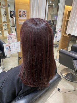 ソワン ドゥ ブレス フラン 東花園店(soin de brace Fran) ブリーチなしぶどうカラー