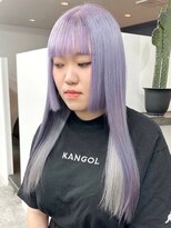 ウィコ 新宿(WICO)&nbsp;lavender×inner gray [新宿駅/イメチェン/ハッシュカット]