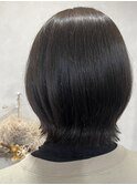 ショートボブレイヤーボブウルフカット外ハネボブ岡山南中央町