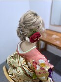振袖ツイストシニヨン