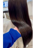 スタイル 横浜(STYLE)&nbsp;カラー＋エクステンション/パープルブラウン長さだし/エクステ