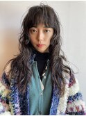 ロングパーマ/ウェーブパーマ[新潟駅/万代］