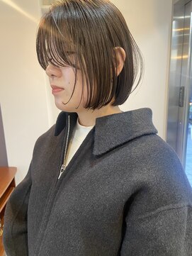 パープル(PURPLE) ボブ/切りっぱなしボブ/イルミナカラー/ショートヘア