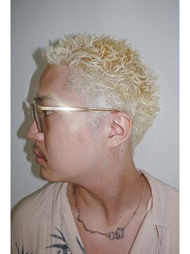 メリケンバーバーショップ トーキョー(MERICAN BARBERSHOP TYO) メンズカットアップバングスパイキーショート（ヌマタユウト）46