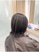 クラゲヘアー#アプリコットオレンジ#マロンベージュエンドカラー