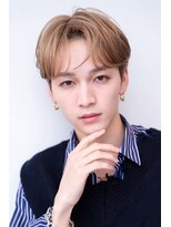 エフエム 渋谷(FM)&nbsp;フェザーパーマセンターパートハイライトカラーニュアンス