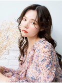 韓国風　波巻きウェーブ