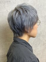 ユーカナヤマ(u Kanayama) グレージュ/メンズカット/シルバーアッシュ/マッシュショート