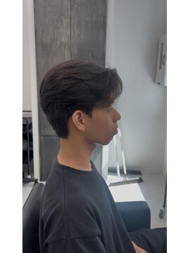 ステージ(STAGE) ダウンパーマ ニュアンスパーマ センターパート