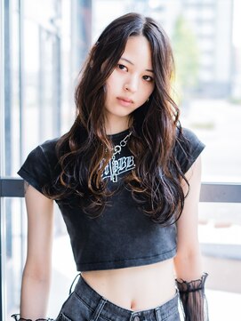 ヘアークラフト(Hair Craft) ロングデジタルパーマ×コテ巻風パーマ【問屋町】ブリーチパーマ